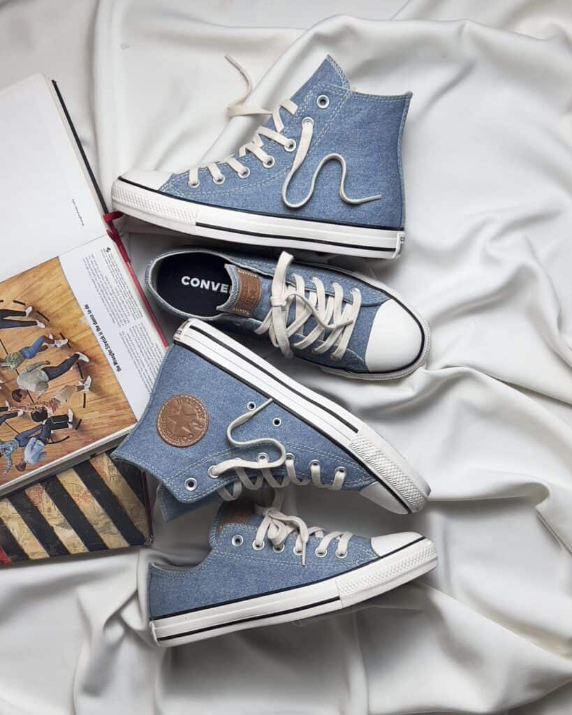 Converse Chuck 70 Denim Hi com look casual urbano