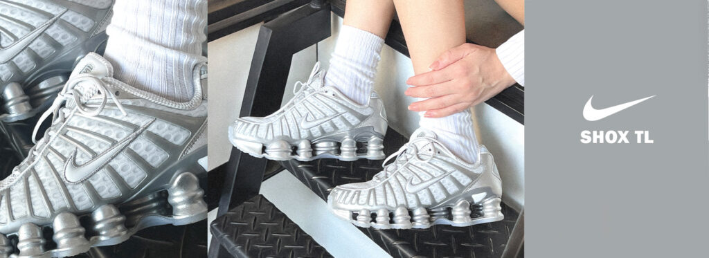 Imagem de tênis Nike Shox TL com design moderno e confortável.